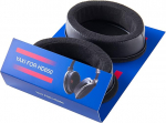 YAXI mustad nahast k&otilde;rvapadjad Sennheiser HD650/HD600/HD660S/HD580/HD565/HD545/660S jaoks 106mm x 81mm x 25mm