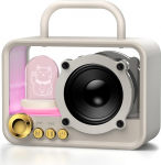Kaasaskantav Mini Bluetooth-k&otilde;lar RGB tuledega, stereoheli ja rikkalik bass, armas disainiga traadita Bluetooth-k&otilde;lar k&ouml;&ouml;ki, kontorisse, peole ja &otilde;ue - s&uuml;nnip&auml;evakingitus
