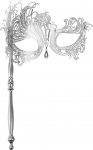 Cupimatch Veneetsia karnevali mask naiste sulgede metallist Rod Veneetsia elegantne Rhinestone Fancy Dress Masquerade Masquerade kingitus naistele