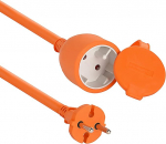 Electraline 20857037F aiakaitsekontaktide pikenduskaabel - valge - plastkaabel - IP20 / pikenduskaabel lastekaitsega / Euroopa 2-poolne pistik 16 A, 40 m