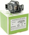 Alda PQ -Premium projektorilamp asenduslamp EPSON EB-410W projektoritele Lamp koos korpusega
