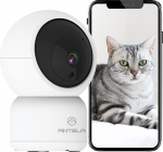 ANTELA 3MP Indoor Surveillance Camera, 2.4 GHz WLAN Camera, 2-Way Audio, 355&deg;/90&deg; Swivel, IR Night Vision to 9 m, Compatible with Alexa