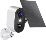 PESAIR 2K Outdoor Surveillance Camera Battery/Solar Camera Surveillance Outdoor WiFi with Coloured Night Vision Wireless Surveillance Camera Outdoor/Indoor PIR Motion Detection H