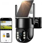 4G LTE v&auml;livalvekaamera Solar 2K 4MP 360&deg; PTZ v&auml;likaamera akutoitega, PIR liikumisanduriga, v&auml;rvilise &ouml;&ouml;vaatega, kahesuunalise heliga ja IP66 kaitseklassiga.