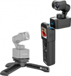Feiyu Pocket 3 Kit 3-teljeline kardaankaamera - 4K Ultra HD, 12MP fotod, eemaldatav k&auml;epide, magnetiline alus, n&auml;o j&auml;lgimine, aegluubis ja aegluubis, WiFi, 1/2,3-tolline CMOS sensor