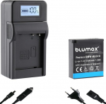 Blumax aku &uuml;hildub Panasonic DMW-BLG10 E [1000 mAh] NTC anduriga ja V1 korpusega + kiirlaadija DMW-BLG10E / DMW-BLE9 E/BP-DC15 E