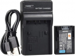 DSTE NP-FH50 Li-ion aku ja Micro USB laadija Sobib Sony DSLR-A230, DSLR-A290, DSLR-A330, DSLR-A380, DSLR-A390, DSC-HX1, DSC-HX100V, DSC-HX200V, HDR-TG5V jaoks.