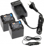 DSTE 2-pack VW-VBN260 asendusaku ja DC126E reisilaadija, mis &uuml;hildub Panasonic Lumix HC-X800 HC-X900 HC-X920 HDC-HS900 HDC-SD800 HDC-SD900 HDC-TM900 mudeliga