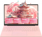S&uuml;learvuti 15,6-tolline roosa, 16 GB RAM 512 GB SSD, Dual-Core 3050E (kuni 2,80 GHz), s&uuml;learvuti s&otilde;rmej&auml;ljeanduriga, valgustatud klaviatuur, topeltk&otilde;lar, HDMI, s&uuml;learvuti &otilde;pilastele ja kontorile.