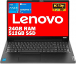 Lenovo, s&uuml;learvuti CPU Intel i5 13Th, 13420H 8 Core, 24GB RAM, Full HD 15.6", SSD Pci Nvme 512GB, veebikaamera, USB, Win 11, kasutusvalmis, Itaalia garantii