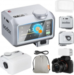 Godox iT30Pro-C iT30Pro C Mini kaamera v&auml;lk koos valge hajutiga Speedlite kaamera v&auml;lk 560 v&auml;lku t&auml;isjuhtmeta pea- ja vastuv&otilde;tja v&otilde;imsusega 2.4G TTL puuteekraaniga Canon kaamerale DSLR (h&otilde;bedane)