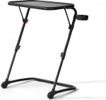 Elegantne multifunktsionaalne konsool- ja diivanilaud kaasaegse disainiga, reguleeritava k&otilde;rgusega ja integreeritud hoiuruumiga, sobib ideaalselt elutuppa ja esikusse, must, 53 x 37,5 x 71,5 cm