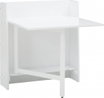 Froya kokkupandav laud, valge, kokkupandav, MDF/m&auml;nd, 90 cm k&otilde;rge, 84 cm lai, 80 cm s&uuml;gav, puiduefektiga jalad, max. Koormus 50 kg, koos montaažijuhendiga (inglise keel ei ole garanteeritud).