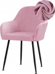 Highdi toolikatted koos k&auml;etoega, Stretch Velvet toolikate, k&otilde;rge seljatoega toolikate, toolikate toolidele, pestav, universaalne, s&ouml;&ouml;gitoa, hotelli, bankettide kaunistamiseks (roosa, komplekt 4)