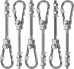 SELEWARE Swing Hook Swing Ceiling Hook Heavy Duty - 304 roostevabast terasest lae kinnitus puupalk 5 x M2/5 tolli kiikede kinnitus m&auml;nguv&auml;ljaku kiikede Hammock tool jooga Punch Bag rippuvad istmed