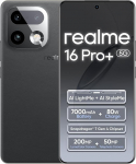 realme 16 Pro+ 5G nutitelefon 12 + 512 GB, Pebble Grey, 6,8-tolline AMOLED 144 Hz, 80 W &uuml;likiire laadimine, 7000 mAh aku, 200 MP kolmekordne kaamera, Snapdragon 7 Gen4, 50 MP esikaamera, Corning Gorilla