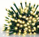 EMOS LED Fairy Lights Warm White sise- ja v&auml;litingimustes kasutamiseks, 50 m pikk IP44 j&otilde;uluvalgustus 500 LED-iga + 5 m kaabel ja toiteallikas, 8 režiimi ja 6-tunnine taimerfunktsioon, peo, j&otilde;ulude jaoks.
