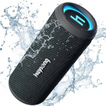 HEYSONG Bluetooth-k&otilde;lar, muusikakast, kaasaskantav traadita valgus, veekaitsekarbid ja 360&deg; surround heli, kaks bassik&otilde;larit, TF kaart, USB-pulk, bassein, kodu, aia tarvikud