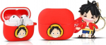 Samsung Galaxy Buds 3 ja Galaxy Buds 3 Pro k&otilde;rvaklappide &uuml;mbris koos nuku ja karabiiniga, silikoonist laadimine, l&ouml;&ouml;gikindel kaitsekott Cartoon Skin disainiga meestele, naistele, teismelistele