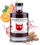 B&Ouml;SER KATER Mulled Wine Gin - Hot Kitty, Mulled Punch Meets Gin, ideaalne talviste kokteilide maitsega, t&auml;iuslik kingiidee, k&auml;sitsi valmistatud v&auml;ikese koguse, 0,5 L 17% Vol.
