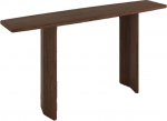 Konsolentisch aus Massivholz, Console Table mit Geschwungenen Beinen, Geeignet f&uuml;r Flur und Wohnzimmer(Brown,80x35x75CM/31x14x29IN)