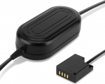 subtel&reg; toiteallikas AC-9V + CP-W126 FujiFilm X-T2 X-T20 X-T100 X-T10 X-T1 X-Pro3 X-Pro2 X-Pro1 X100v kaamerale, videokaamerale Ca. 3 m + aku Dummy DC Coupler toiteadapter toitekaabel DC Coupler
