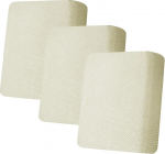 ZNSAYOTX Stretch Pillow Covers diivanipadja katted diivanil istme katted pehme asendamine unikaalse mustriga m&ouml;&ouml;bli kaitsja elastse p&otilde;hjaga (Light Beige, 3 Pack, XL padjakatted)