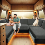 Katted Caravan Upholstery, Caravan Cushion Covers, Non-Slip koos 2 fikseeritud elastsete lintidega, diivanil istmepadja katted Caravan Upholstery, paigaldatud kate, pink (Med Grey, S Chaise Longue)