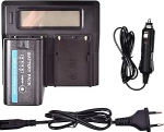 DSTE&reg; Asendusaku BP-U60 + LCD Dual Charger &Uuml;hildub Sony PMW-100, PMW-150P, PMW-160, PMW-200, PMW-EX1, PMW-EX1R, PMW-EX3, PMW-EX260, PMW-EX280, PMW-F3, PMW-F3K, PMW-F3L, PXW-X180 mudelitega.