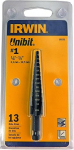 Irwin Tools Unibit #1 1/8-Inch to 1/2-Inch Step-Drill Bit, 1/4-Inch Shank (10231)