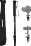 NEEWER 66,5-tolline kaamera monopood, kerge alumiiniumist reisimispulk DSLR-kaameraga pildistamiseks ja videosalvestuseks, 1/4-tolline ja 3/8-tolline kruviadapter, maksimaalne koormus 22 lb, TP42