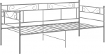 Gecheer diivanvoodi raam p&auml;evavoodi raam metallist diivanvoodi &uuml;heinimesevoodi k&uuml;lalisvoodi diivan diivan noortevoodi hall Sobiv madrats Suurus: 200 x 90 cm (L x S) pulberv&auml;rvitud metallist
