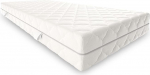 Mister Sandman Matratze 90x200, Taschenfederkernmatratze, Matratze mit 7 Zonen Taschenfederkern, Matratze atmungsaktiv, H3 H2 21 cm hoch, 512 Federn, Federkernmatratze, Versand als Rollmatratze
