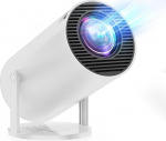 [Integreeritud rakendus ja Android 11.0] Projektor 2026 Uuendatud mini projektor Kaasaskantav 20000 luumeni 4K toetab WiFi 6 Bluetooth 5.4 Automaatne keystone 180&deg; p&ouml;&ouml;ramine telefoni/HDMI/TV Stick/USB jaoks