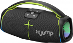 X JUMP XJ 150 kaasaskantav traadita k&otilde;lar, v&otilde;imendatud 60W, suur v&otilde;imsus, TWS funktsioon, USB, AUX-IN, sisseehitatud mikrofon, traadita k&otilde;lar, veekindel IPX5, must