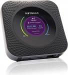 NETGEAR Nighthawk MR1100 mobiilne WiFi-ruuter koos SIM-kaardiga, 4G LTE mobiiliruuter, kuni 1 GBit/s allalaadimiskiirus, mobiilne hotspot 20 seadmele, LTE Cat16, mis tahes SIM-kaardi jaoks lukustamata