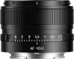 TTARTISAN AF 40 mm F2 FE t&auml;isformaatobjektiiv Sony E jaoks, Sony E-Mount kaameratega &uuml;hilduv kompaktne ja kerge autofookusega objektiiv