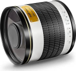 Walimex Pro 500/6.3 DSLR peegel Nikon F valge