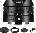 7artisans AF 40mm F2.5 t&auml;iskaaderobjektiiv E-Mount objektiivile, 90g, automaatne/manuaalne fookus, inimese silma tuvastamine, &uuml;hildub Sony FX A1, A9, A7M, A7R, A7S, A7C, ZVE seeria, FX3, A9II, A7M2 objektiividega