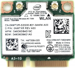 Intel 7260.HMWG.R Dual Band Wireless-AC 7260 v&otilde;rguadapter PCI Express Half Mini Card 802.11 b/a/g/n/ac