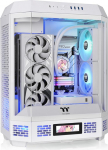 Thermaltake Tower 600 Snow Mid-Tower ATX korpus, 3 karastatud klaaspaneeli, emaplaadi tugi varjatud &uuml;hendusega, p&ouml;&ouml;rlevad PCI-e pesad, CA-1Z1-00M6WN-00