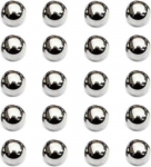 T&auml;ppislaagri teraskuul 4.95 4.96 5 5.02 5.1 5.2 4.98 4.99mm 5.05 High Precision Steel Ball 100 Grains 4.96mm 100 Pcs