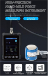 D&uuml;namomeeter, automaatne f&uuml;&uuml;siline &scaron;assiid&uuml;namomeeter Messger&auml;te Tension Digital Force Gauge Load Cell Indicator (DS920-C - 0-500T)
