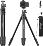 183 cm Kamera stativ mit 360&deg; Kugelkopf, Leichtes Stativ f&uuml;r Smartphone mit Funkfernbedienung, Kompatibel mit Canon, Nikon, actioncam und Smartphones, Maximale Traglast 5 kg