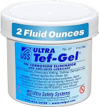 Tef-gel TG-02 (2oz Tub) korrosiooni eemaldaja ja m&auml;&auml;rdeaine, takistab roostet, kinnij&auml;&auml;mist, kulumist ja korrosiooni. Tef-geel on toiduks kasutatav PTFE-p&otilde;hine m&auml;&auml;rdeaine, mis ei lopu soolases vees v&auml;lja. NSN 8030014504009