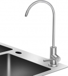 Frizzlife RO veefiltri kraan, joogiveekraan, sobib enamikku p&ouml;&ouml;rdosmoosi veefiltris&uuml;steemidest, SUS304 roostevabast terasest, harjatud nikli ja pliivaba.