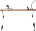 Konsolentisch, Schmale Eingangstische - Eingangstische mit Wandverkleidung, platzsparende Beistelltische for den Gang Flurtisch(80cm)