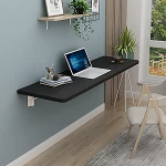 Klapptisch Platzsparender, schwebender Klappschreibtisch. Kompakter, an der Wand montierter Arbeitstisch f&uuml;r kleine R&auml;ume, perfekt f&uuml;r das Home-Office, Schlafzimmer, K&uuml;che, Computerarbeitspl