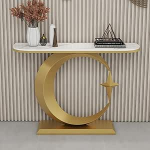 Schmaler Konsolentisch f&uuml;r den Eingangsbereich, platzsparender Sofatisch f&uuml;r den Flur in kleinen R&auml;umen, perfekt als Dekoration f&uuml;r die Eingangshalle
