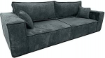 MargaretHadas24 Camel III nurgadiivan magamisfunktsiooniga voodikast diivan 255 cm elutoa magamisala 200 x 150 cm (v&auml;rv: Poso 60 - tumehall)
